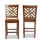 Baxton Studio Caron Modern and Contemporary Transitional Walnut Brown Finished Wood 2-Piece Counter Stool Set 180-11433-Zoro - alternate 7